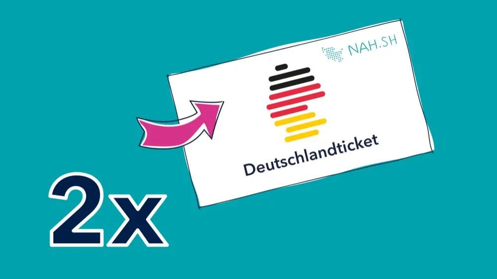 2 x Deutschlandticket für 3 Monate